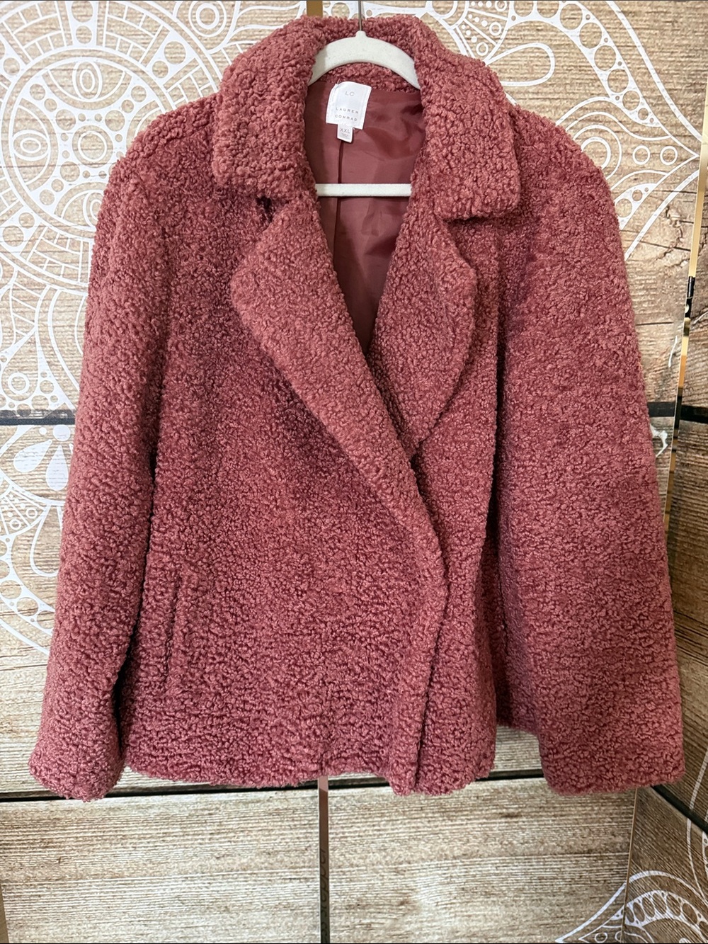 LC Lauren Conrad Rosewood Teddy Jacket